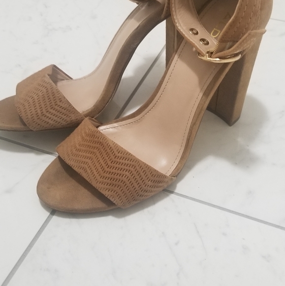 Suede heel sandals - Picture 2 of 2